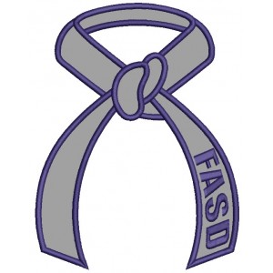 FASD Belt Applique Machine Embroidery Design Digitized Pattern