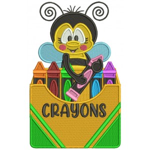 Little Be Artist School Filled Machine Embroidery Design Digitized Pattern