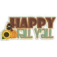 Happy Fall Yall Pumpkin Sunflower And Baby Crow Applique Machine Embroidery Design Digitized Pattern