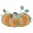 Pumpkin With Flowers And Vines Fall Filled Machine Embroidery Design Digitized Pattern