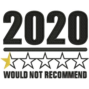 2020 Would Not Recommend Half a Star Filled Machine Embroidery Design Digitized Pattern