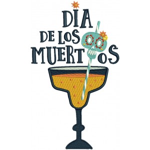 Dia De Los Muertos Day Of The Dead Filled Machine Embroidery Design Digitized Pattern
