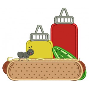 Picnic Lunch Applique Machine Embroidery Design Digitized Pattern