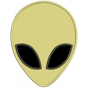 Alien Applique Machine Embroidery Design Digitized Pattern