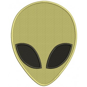 Alien Filled Machine Embroidery Design Digitized Pattern