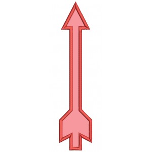 One Way Arrow Applique Machine Embroidery Design Digitized Pattern