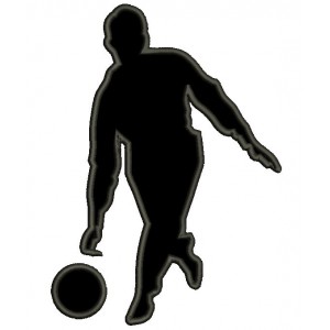 Bowling Man Sports Applique Machine Embroidery Digitized Design Pattern