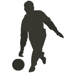 Bowling Man Sports Filled Machine Embroidery Digitized Design Pattern