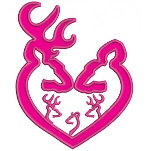Family Buck Doe Two Boys and One Girl Hunting Applique Machine Embroidery Digitized Design Pattern