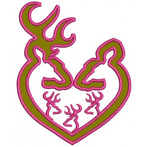 Three Boys Buck and a Doe Hunting Applique Machine Embroidery Digitized Design Pattern