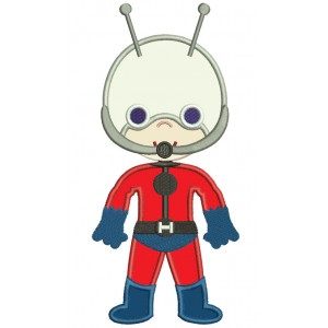 Ant Man Applique Machine Embroidery Digitized Design Pattern