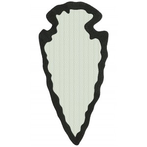 Indian Arrow Head Filled Machine Embroidery Digitized Design Pattern