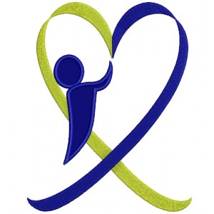 Down Syndrome Awareness Heart Boy Applique Machine Embroidery Digitized Design Pattern
