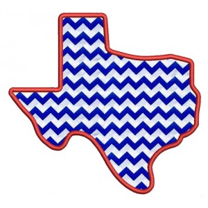 Texas State Applique Machine Embroidery Digitized Design Pattern