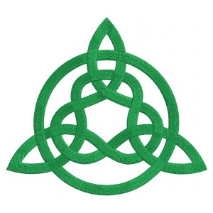 Celtic Knot Filled Machine Embroidery Digitized Design Pattern