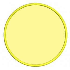 Circle Applique Machine Embroidery Digitized Design Pattern