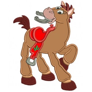 Looks Like Bullseye toy story Applique Machine Embroidery Digitized Design Pattern