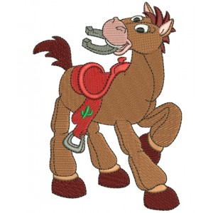 Looks Like Bullseye toy story Filled Machine Embroidery Digitized Design Pattern