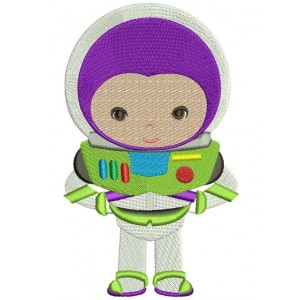 Looks Like Buzz lightyear from Toy Story Filled Machine Embroidery Digitized Design Pattern