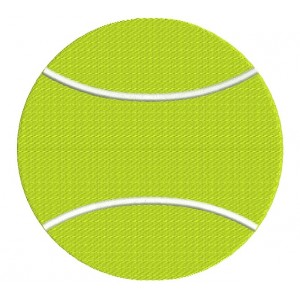 Tennis Ball Fill Machine Embroidery Digitized Design Pattern