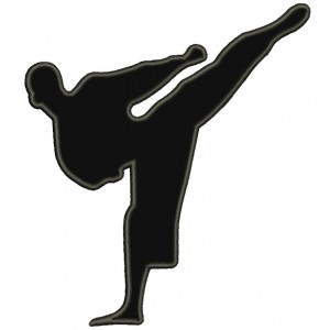 Karate Applique Machine Embroidery Martial Arts Design Digitized Pattern