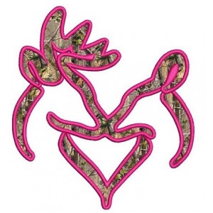 Buck and doe heart kissing applique machine embroidery digitized design pattern - Instant Download -4x4 , 5x7, and 6x10 hoops