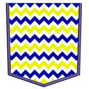 Pocket Applique With Triangular Bottom Machine Embroidery Digitized Filled Design Pattern - Instant Download - 4x4 , 5x7, and 6x10 -hoops