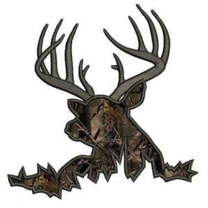 Buck, Moose, Deer Applique machine hunting embroidery digitized Applique design pattern - Instant Download -4x4 , 5x7, and 6x10 hoops