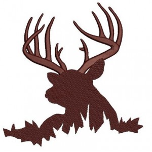 Buck, Moose, Deer machine hunting embroidery digitized Filled design pattern - Instant Download -4x4 , 5x7, and 6x10 hoops