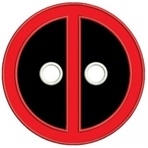 Looks Like Deadpool Symbol Applique Machine Embroidery Digitized Design Pattern - Instant Download - 4x4 , 5x7, and 6x10 -hoops