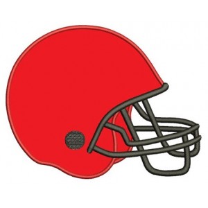 Football Helmet Applique Sport Machine Embroidery Digitized Design Pattern- Instant Download - 4x4 , 5x7, and 6x10 hoops