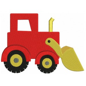 Instant Download Excovator truck Machine Embroidery Design