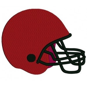 Football Helmet Sport Machine Embroidery Digitized Design Filled Pattern- Instant Download - 4x4 , 5x7, and 6x10 hoops