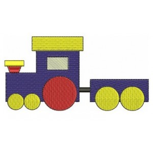 Instant Download Choo Choo Train Machine Embroidery Design comes in three sizes to fit 4x4 , 5x7, and 6x10 hoops