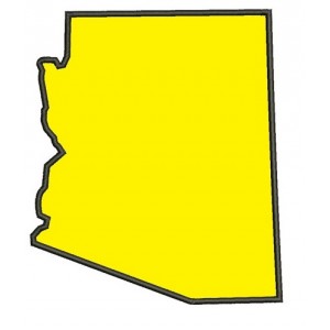 Arizona State Applique Design - Instant Download Machine Embroidery Digitized Pattern - 4x4 , 5x7, and 6x10 hoops