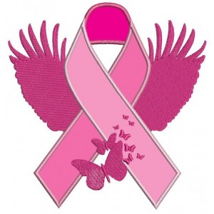 Support Breast Cancer with this Machine Embroidery Digitized Design Applique Pattern - Instant Download - 4x4 , 5x7, and 6x10 -hoops
