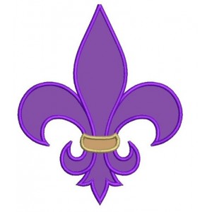Fleur De Lis Applique Machine Embroidery Digitized Design Pattern - Instant Download - 4x4 , 5x7, and 6x10 -hoops